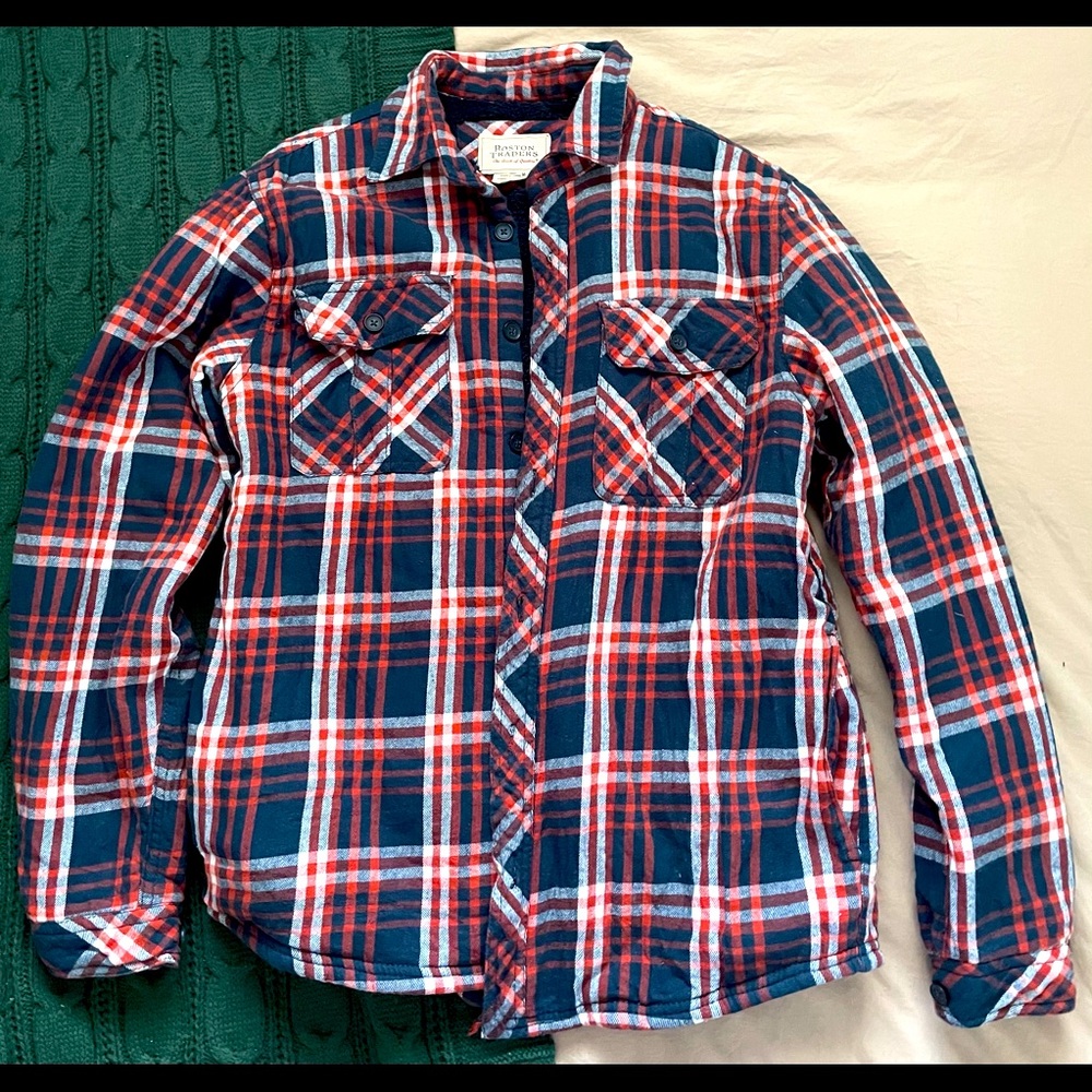 men’s fleece lined flannel